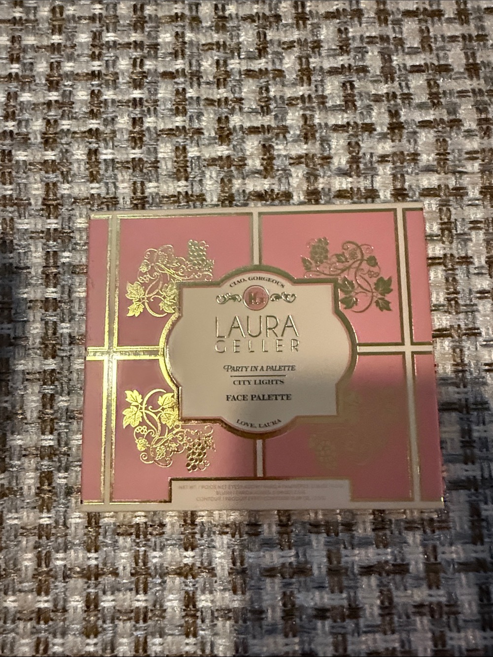 Laura Geller Pink & Gold Party In A Palette Face Palette